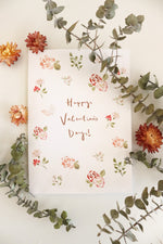 Load image into Gallery viewer, &quot;Happy Valentine&#39;s Day&quot; Loose Blooms Card
