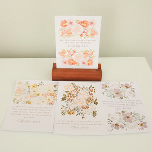 Floral Scripture Cards