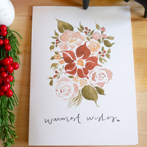 "Warmest Wishes" Greeting Card