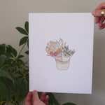 Load and play video in Gallery viewer, Flower Bucket Print
