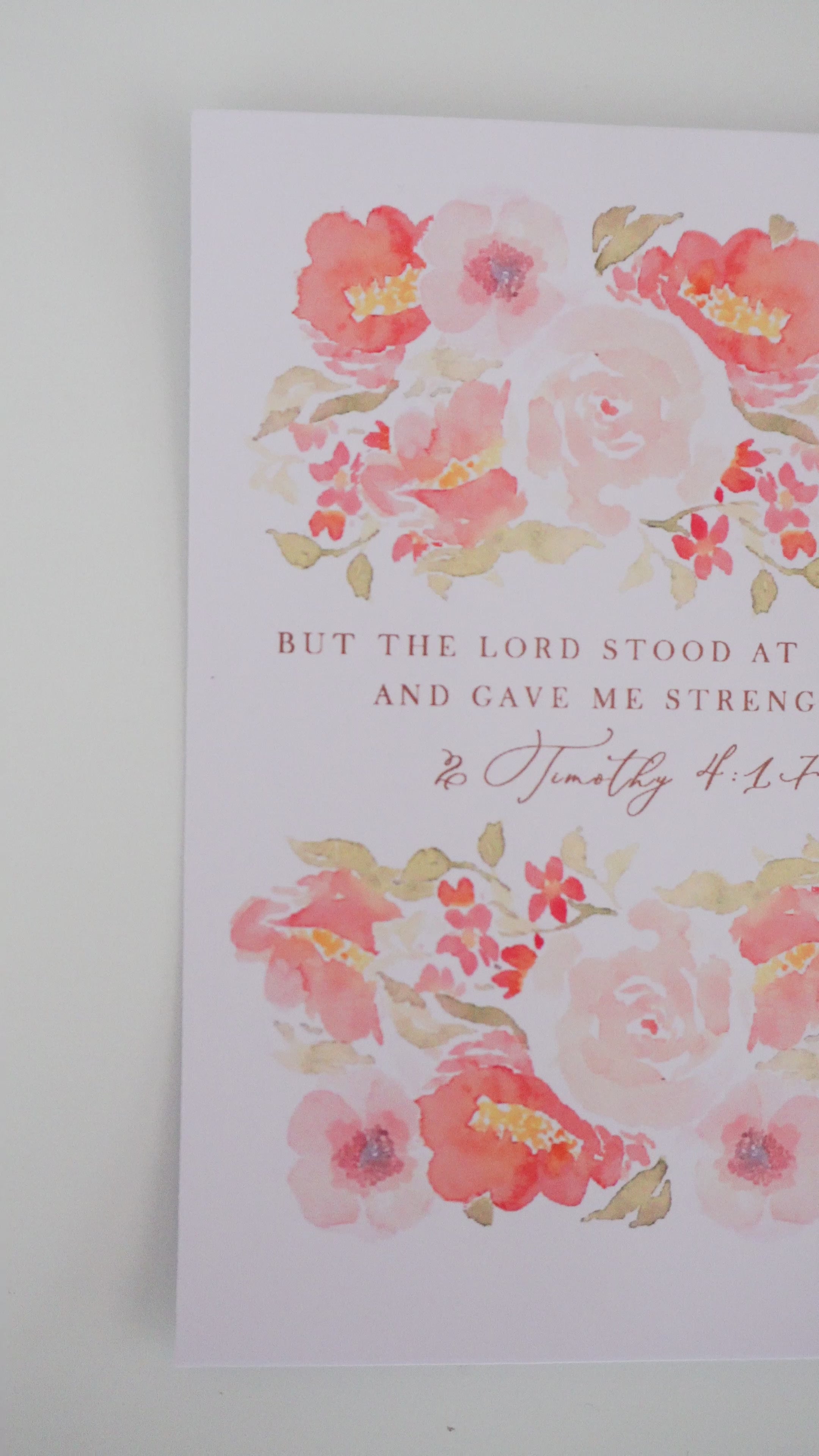 Floral Scripture Cards