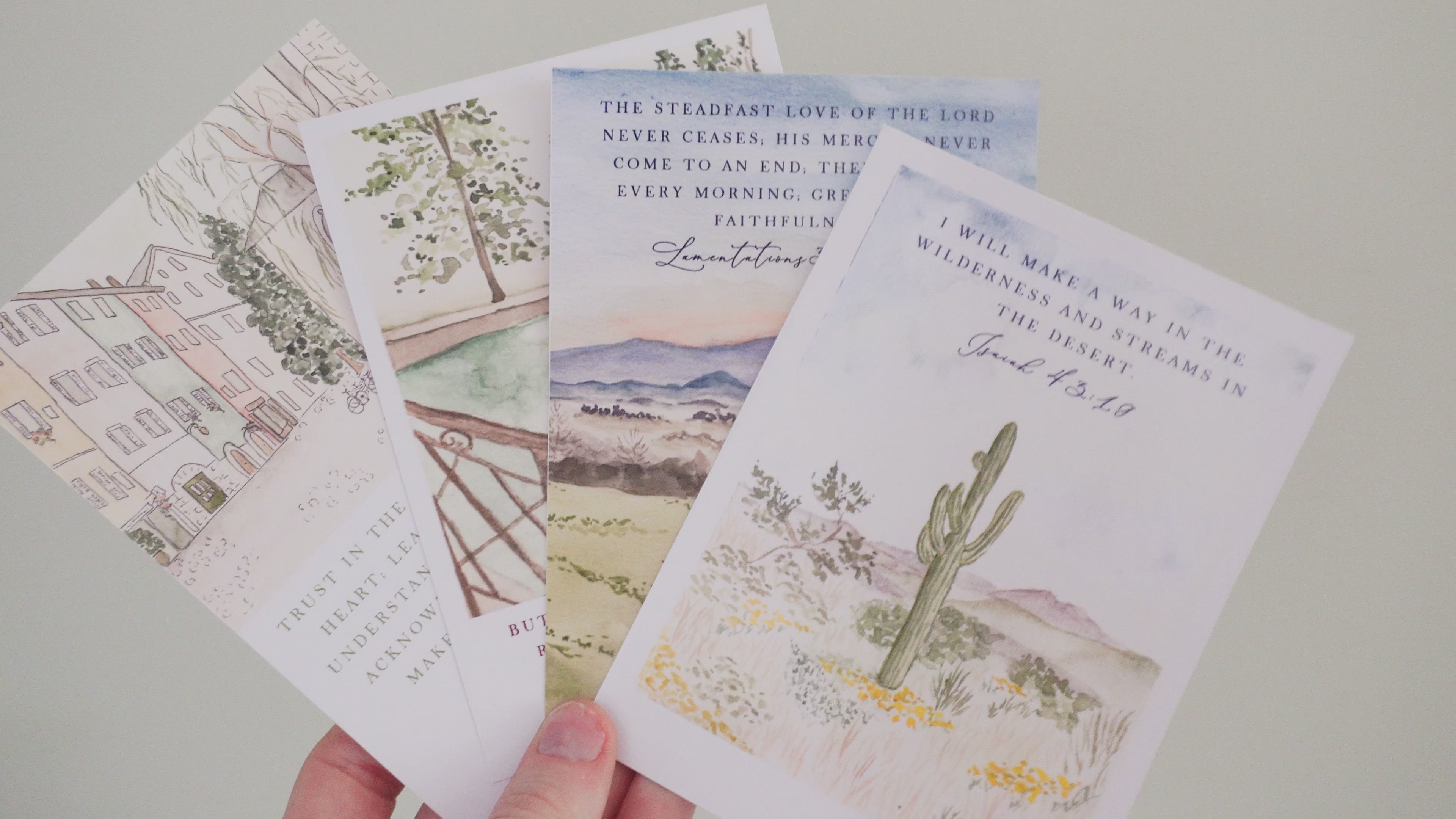 Landscapes & Florals Scripture Cards