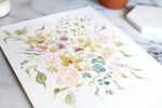 Load image into Gallery viewer, 9x12 hand-painted spring blooms
