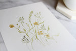 Load image into Gallery viewer, 6x8 hand-painted wildflowers
