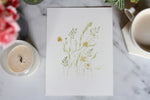 Load image into Gallery viewer, 6x8 hand-painted wildflowers

