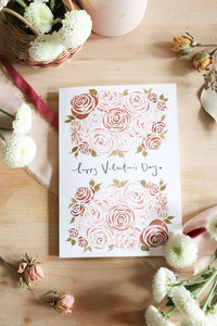 "Happy Valentine's Day" Ranunculus Card