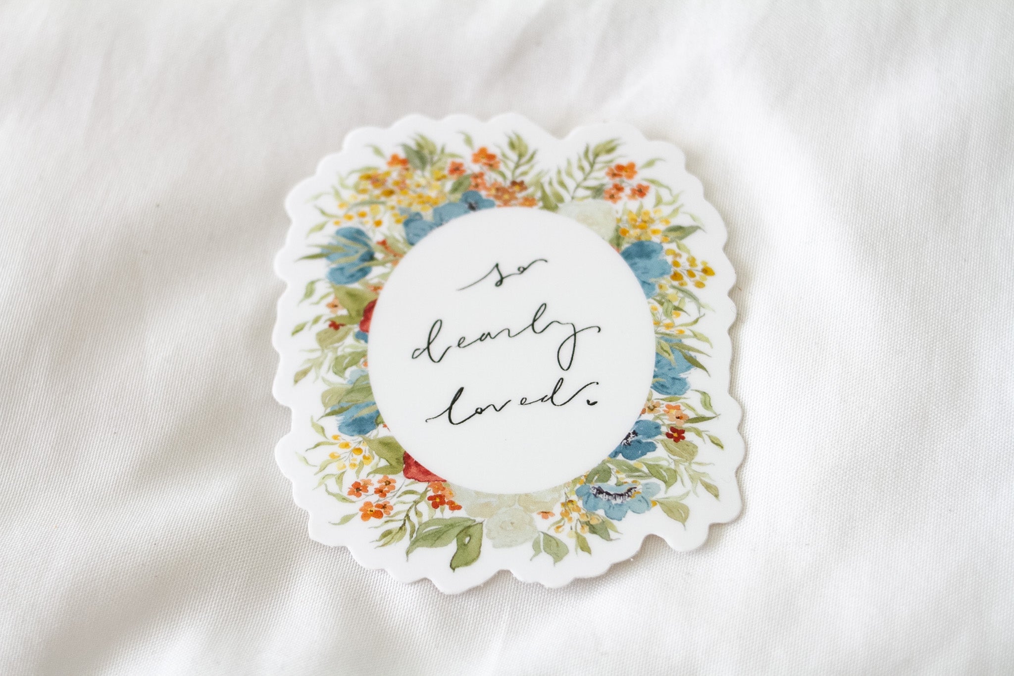 Beatrice "So Dearly Loved" Sticker