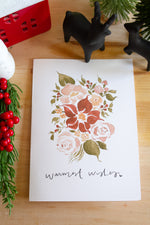 Load image into Gallery viewer, &quot;Warmest Wishes&quot; Greeting Card
