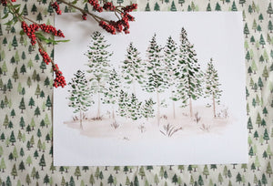 Winter Trees Print