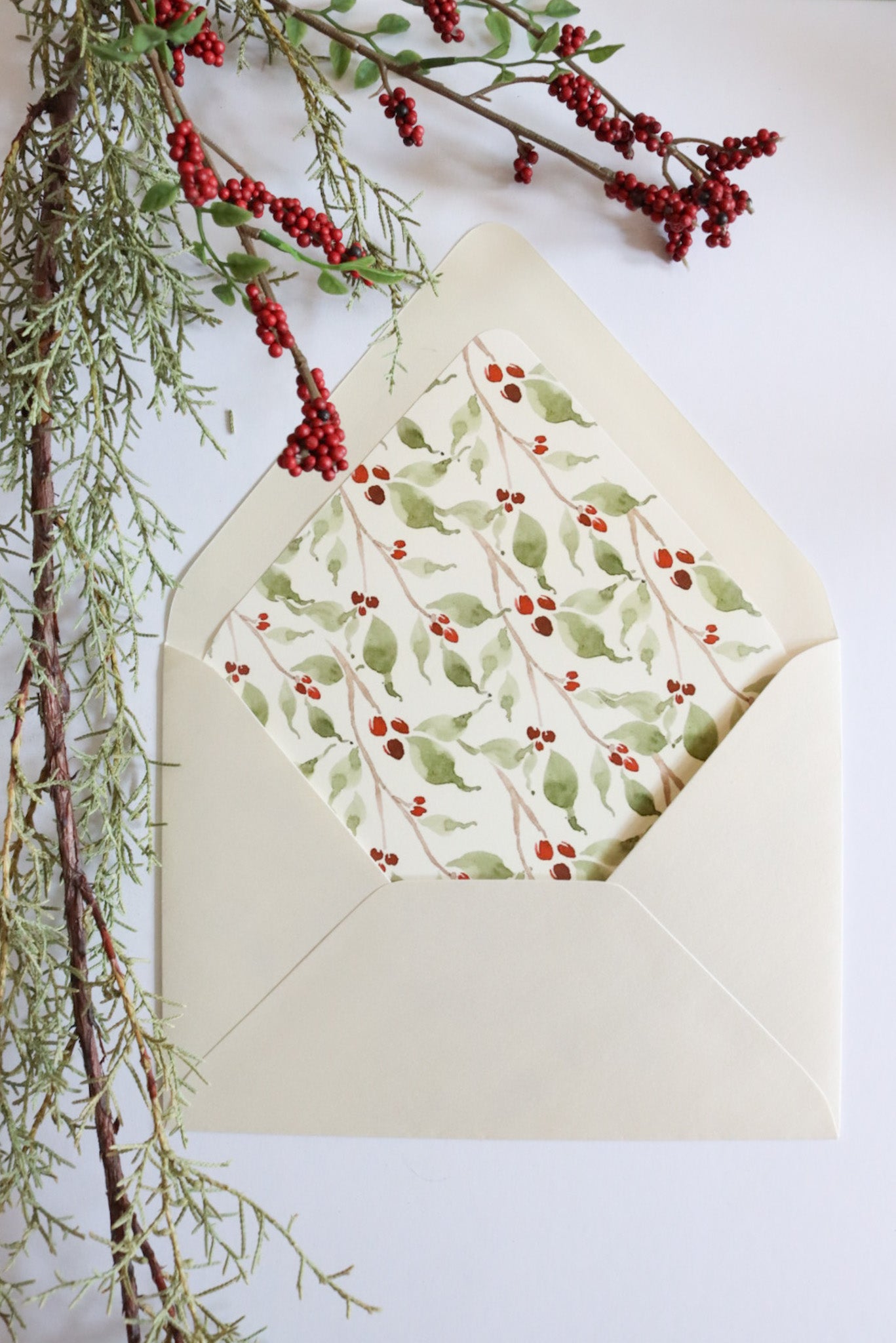 Holly Envelope Liners